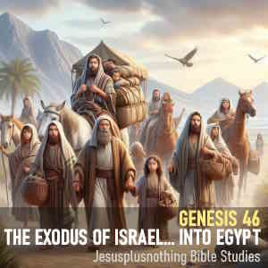 Genesis 46 Bible Study Lesson: Exodus of Israel our of the Promised Land into Egypt