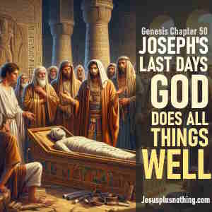 Genesis 50 Bible Study Lesson on Joseph's last days