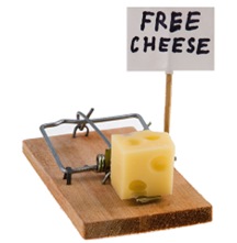 free cheese trap