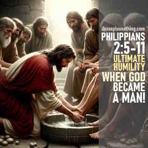 Bible study lesson Philippians 2:5-11 Ultimate humility - When God became a man!