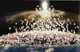 The catching up of the rapture - meeting Jesus in the air